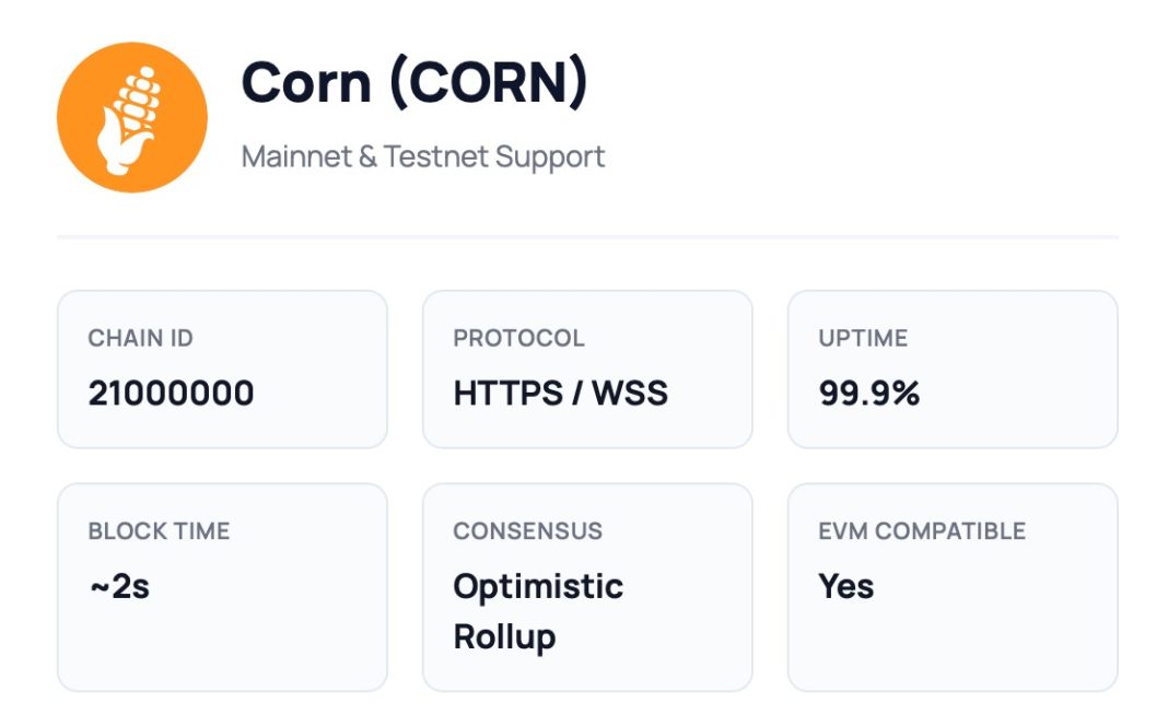 corn json rpc